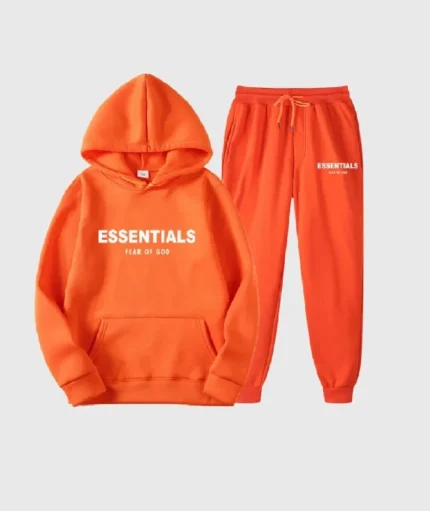Essentials Fear of God Tracksuits with Orange