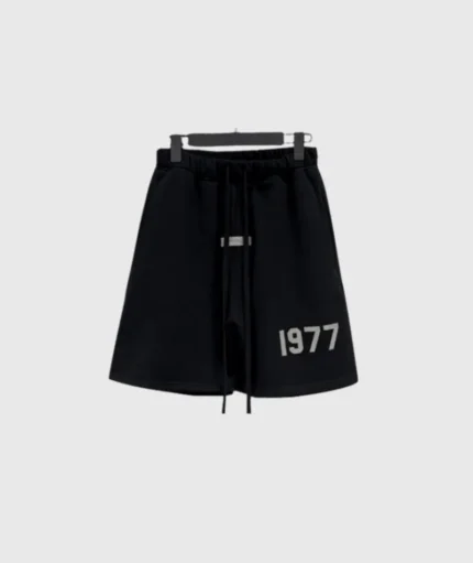 Fear of God Essentials 1977 Print Shorts Black