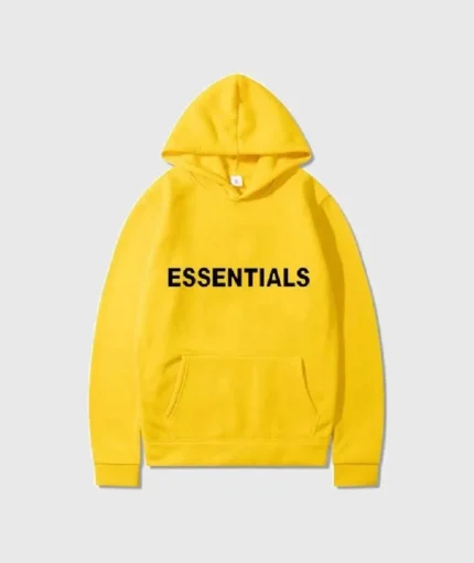 Fear of God Essentials Hoodie with Yellow
